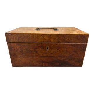 Antique English Tea Caddy For Sale