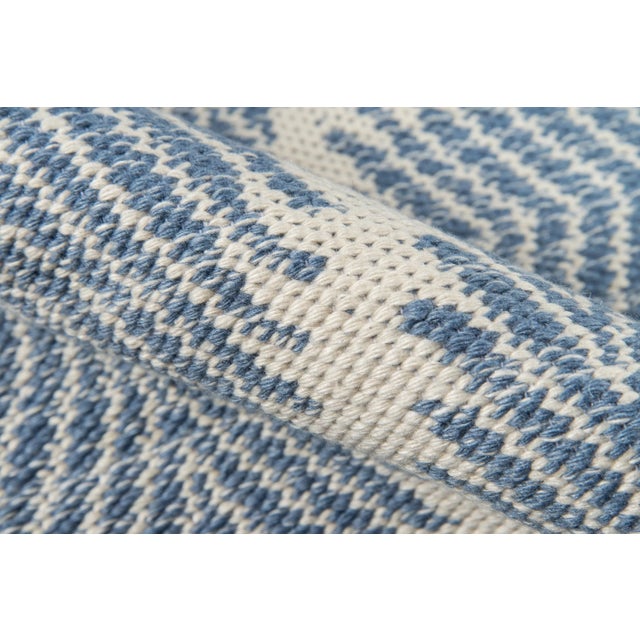 Erin Gates Erin Gates by Momeni River Beacon Denim Hand Woven Indoor Outdoor Area Rug 8'6" X 11'6" For Sale - Image 4 of 8