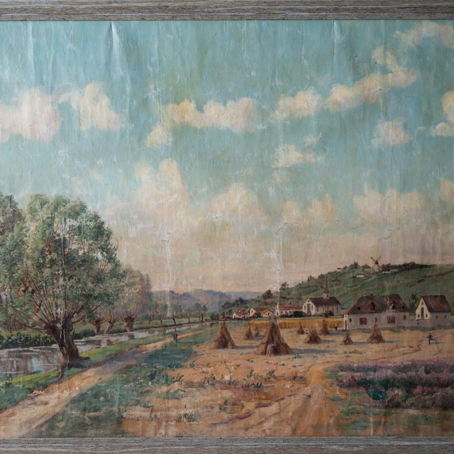 Traditional Continental River Landscape, 19th Century For Sale - Image 3 of 15