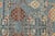Textile Modern Tabriz Style Wool Area Rug – Faded Teal, Terracotta & Ochre Traditional For Sale - Image 7 of 13