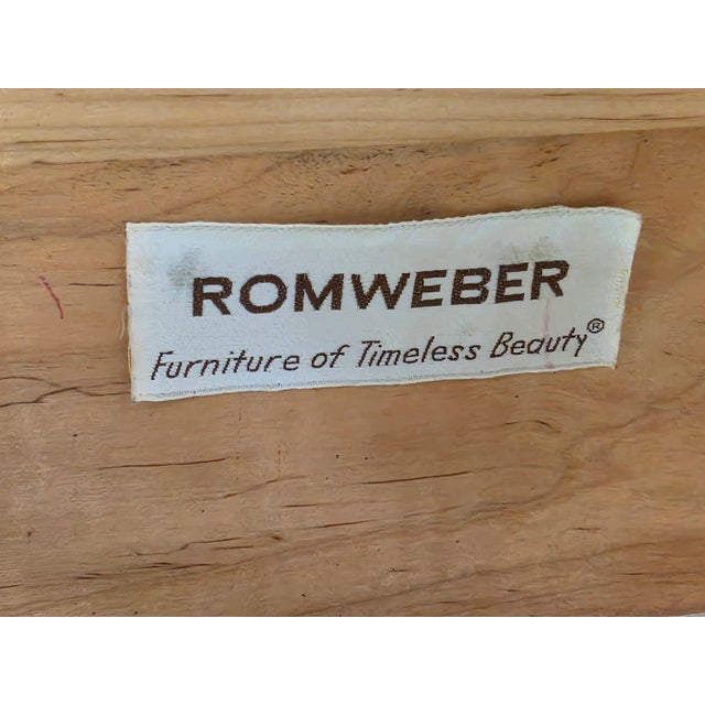 1970s Burlwood & Mirrored Glass Dresser by Romweber For Sale - Image 16 of 18
