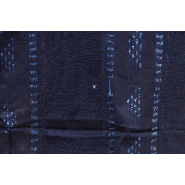 Timbuktu Indigo Mud Cloth For Sale - Image 4 of 6