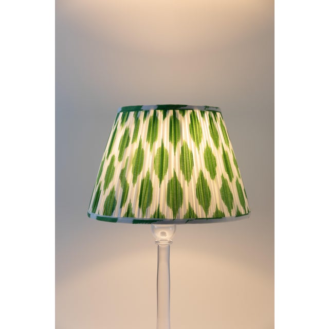 Signature Ikat in Green 10" Lamp Shade, Kelly Green Chairish