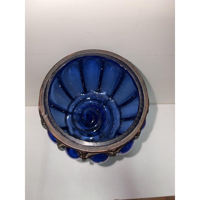 Vintage Submerged Glass Vase, 1920 For Sale - Image 6 of 9