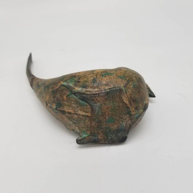 Metal Vintage Japanese Bird Censer - Iron - Cast Iron Incense Burner For Sale - Image 7 of 15