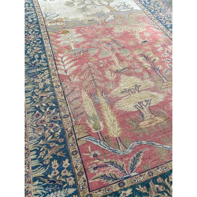 Antique Turkish Silk Cesareh Rug, 1920s For Sale - Image 18 of 18