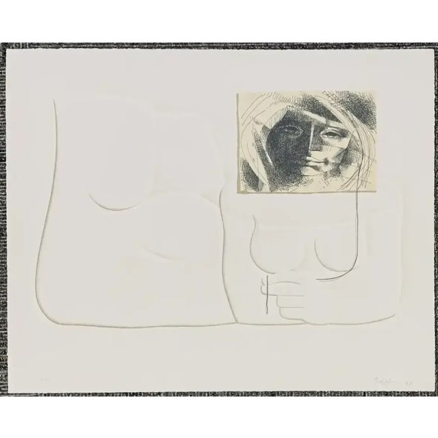 1983 Jorge Dumas Michele Female Nude Lithograph For Sale - Image 4 of 4