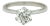 Michael Hill 18ct White Gold Diamond Engagement Ring 0.90ct 3g, Size 6.5 For Sale