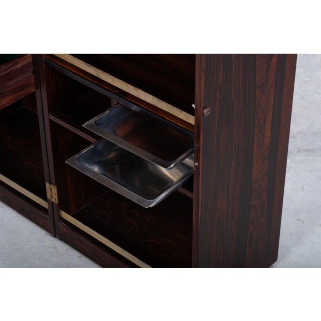1960s Danish Captains Bar by Reno Wahl Iversen for Dyrlund, 1960s For Sale - Image 5 of 14