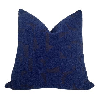 Midnight Mosaic Pillow Cover in Blue, 22x22 Pillow For Sale
