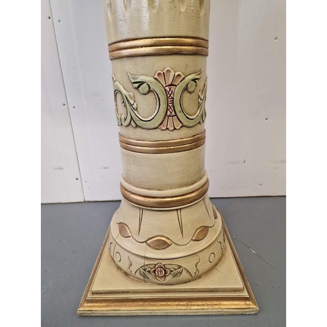 Podium. Wood. France. 1920s. Height 90cm; 35x35cm