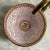 Ceramic Sink With 14k Gold Rim Vessel Round Sink Bowl Basin With Drain For Sale - Image 4 of 10