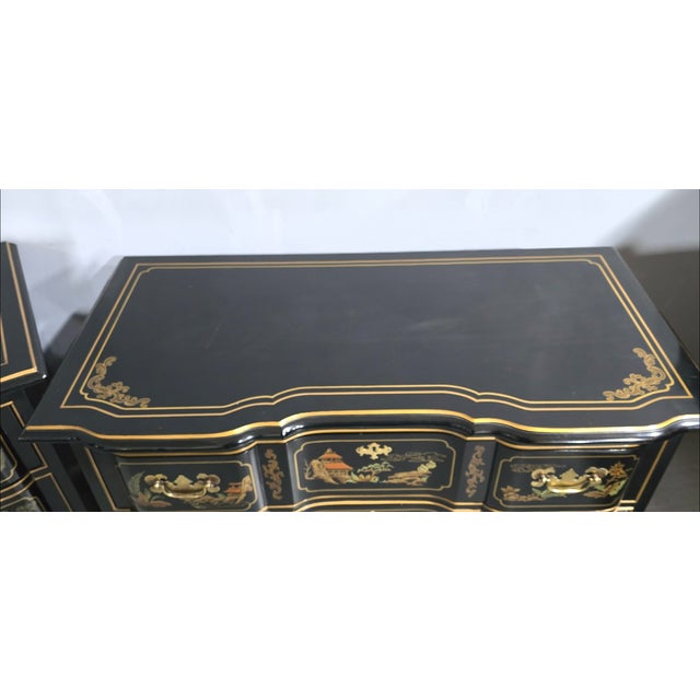 Chinoiserie Chests of Drawers, 1960, Set of 2 For Sale - Image 3 of 14