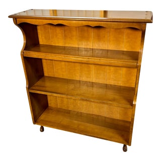 Mid 20th Century Maple Bookcase For Sale