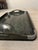 1950s Vintage Mid-Century Cerused Black Wood & Chrome Nesting Serving Trays - Set of 3 For Sale - Image 5 of 9