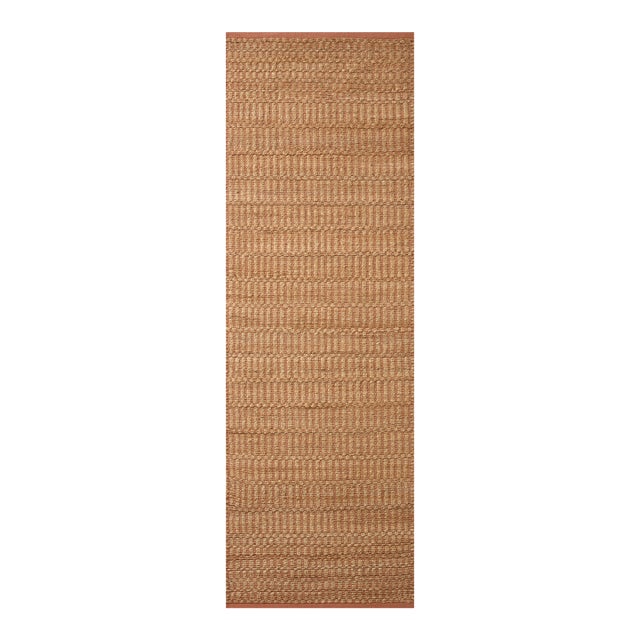 Angela Rose x Loloi Colton Natural / Clay 2'-6" x 8'-0" Runner Rug For Sale