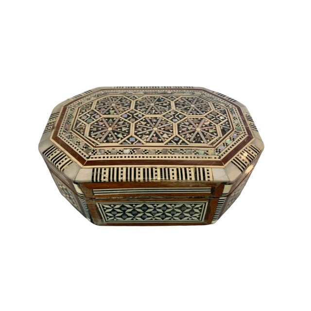 Moorish Inlaid Octagonal Box For Sale - Image 10 of 10