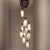 Black Large Vintage Italian Cascade Suspended Chandelier from Stilnovo, 1960s For Sale - Image 8 of 16