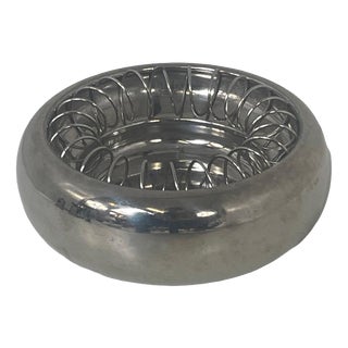 Spirale 7690 Ashtray in Polished Stainless Steel by Achille Castiglioni for Alessi, 1980s For Sale