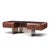 Mid-Century Modern m.f. Harty for Stow & Davis Mid Century Walnut, Chrome and Glass Executive Desk For Sale - Image 3 of 10