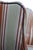 Late 20th Century Vintage Baker Furniture Celadon & Rust Striped Wingback Chairs With Nailhead Trim — Pair For Sale - Image 5 of 18