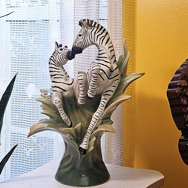 Franz Collection Jungle Beauties Safari Zebra Sculptural Porcelain Vase Fz00379 For Sale - Image 18 of 18