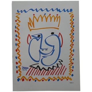 Vintage Picasso Lithograph 1964 For Sale