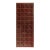 Vintage Turkish Extra-Long Runner With Tribal Motifs & Symbolic Lattice in Red - Rug & Kilim For Sale