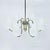 Swedish Modern Brass 6-Light Chandelier, 1930s-1940s For Sale - Image 6 of 11