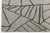 Modern Hand-Tufted Wool Rug Abstract Geometric Linear Design – Greige & Charcoal For Sale - Image 10 of 10