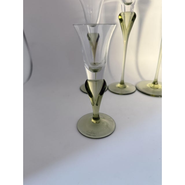 Papyrus Candleholders and Vase by Michael Boehm for Rosenthal Studio Line, 1970s, Set of 5 For Sale - Image 3 of 9