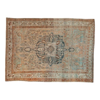 Vintage Distressed Baktiari Carpet - 6'11" x 9'8" For Sale