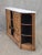 Antique Early 1900s Oak Console Cabinet With Doors, Shelves and a Marble Top For Sale - Image 15 of 18