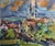 View of a Town, 1950s, Watercolor For Sale - Image 13 of 13