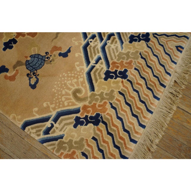 Vintage 1980s Chinese Peking Pillar Carpet For Sale In New York - Image 6 of 12