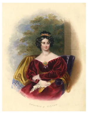 R.E. Hill After Sir Thomas Lawrence, Countess of Wilton, 1830, Watercolour