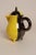 Vallauris Vintage Vallauris Two Tone Gray and Yellow Ceramic Teapot by Auguste Lucchesi For Sale - Image 4 of 17