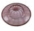 Large amethyst-colored blown glass plate designed by Vittorio Zecchin for MVM Cappellin in the 1930s, with a ribbed center...