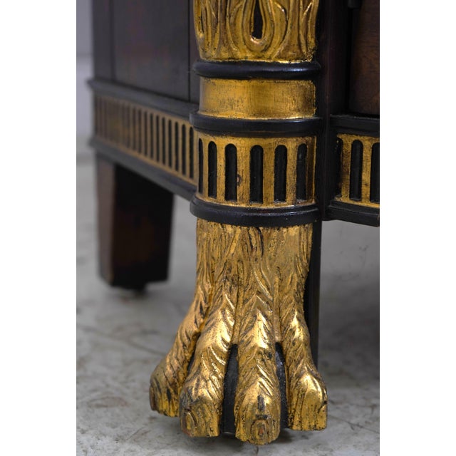 Ej Victor Regency Mahogany Gilded Sideboard For Sale - Image 11 of 18