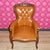 Absolute eye-catcher! a blast in quality, color and condition super nice armchair chesterfield/chippendale style backrest...