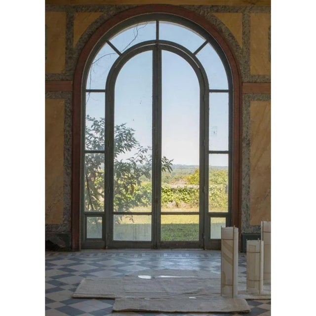 Gold Luminion Tubular Table Lamps by Mylene Niedzialkowski, Set of 2 For Sale - Image 8 of 9