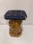 Ceramic Vintage Majolica Monkey Figural Pedestal Stand For Sale - Image 7 of 10