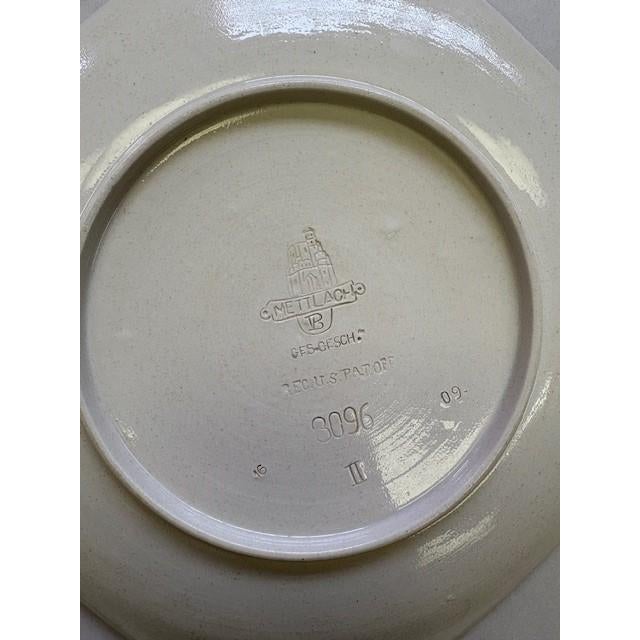 Antique Villeroy & Boch Mettlach Art Nouveau Plates – Set of 3 For Sale In Cleveland - Image 6 of 8