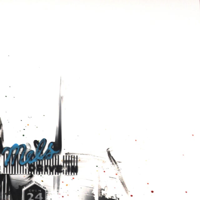 Abstract Mel's Inverted II - Abstract Colorful Mixed Media Landscape Still Life Painting Original Artwork by Pete Kasprzak For Sale - Image 3 of 6