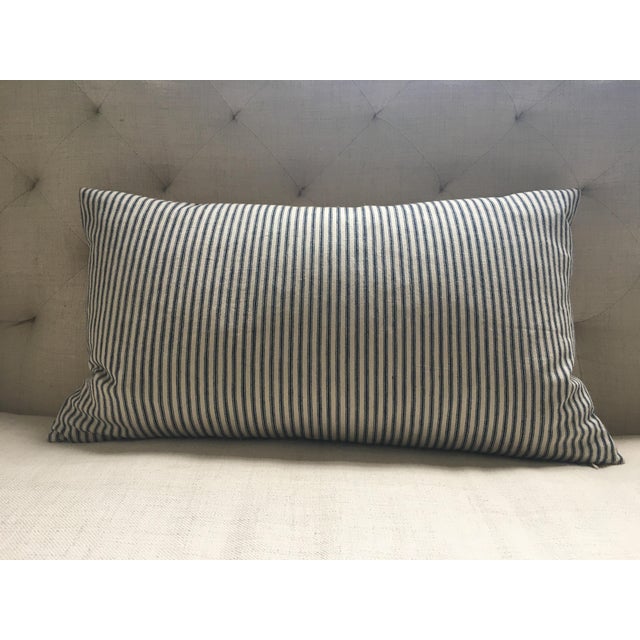 Shabby Chic Mattress Ticking Stripe Pillow Chairish
