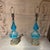 Seguso Mid-Century Modern Blue Murano Glass Table Lamps Designed by Segues For Sale - Image 4 of 12