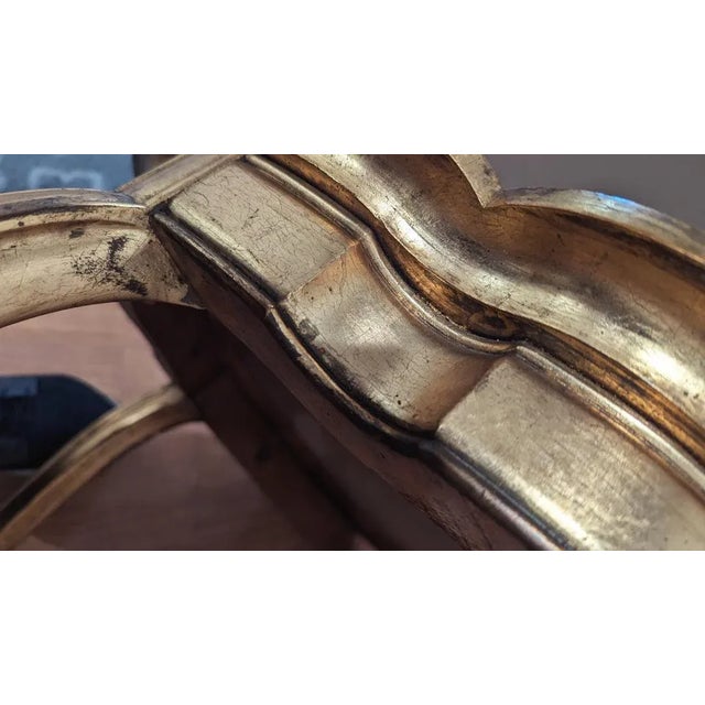 Antique French Louis XV Style Hand Painted Side Table For Sale In Los Angeles - Image 6 of 7