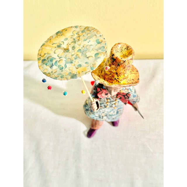Paper Patrick Davis American Folk Art Figurine For Sale - Image 7 of 7