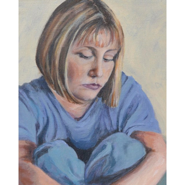 American Lise, a Self Portrait of the Artist by Lise Lang Crowley For Sale - Image 3 of 7