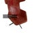 Set of Take a Line for a Walk 389 Lounge Chair and Ottoman in Red Leather by Alfredo Häberli for Moroso For Sale - Image 12 of 17